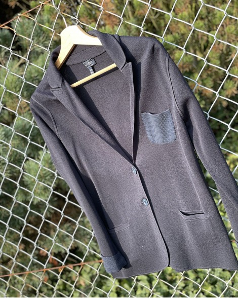 Sako dámské Armani Jeans modré s kamínky